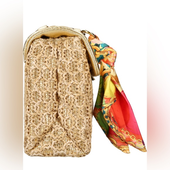 Kurt Geiger Raffia Handbag - Picture 6 of 12